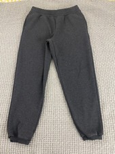 Mondetta Womens Sweatpants Heavyweight Gray Size Large Pull On Elastic Waist