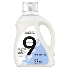 9 Elements Natural Liquid Laundry Detergent Vinegar Powered 92 Fl Oz Plant Based