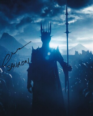 CHARLIE VICKERS signed Autogramm 20x25cm LORD OF THE RINGS in Person autograph