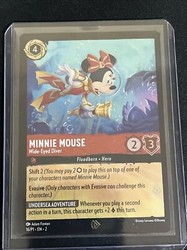 Minnie Mouse - Wide-Eyed Diver 16/P1 Promo Disney Lorcana Rise of the Floodborn