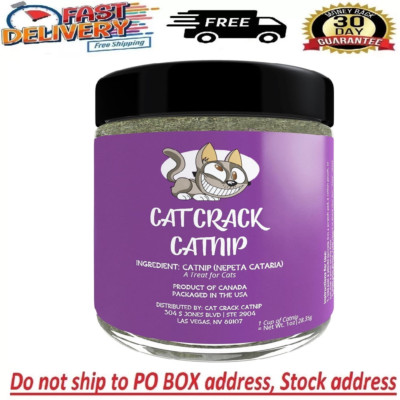 Cat Crack Catnip, Premium Blend Safe for Cats, Infused with Maximum Potency Your