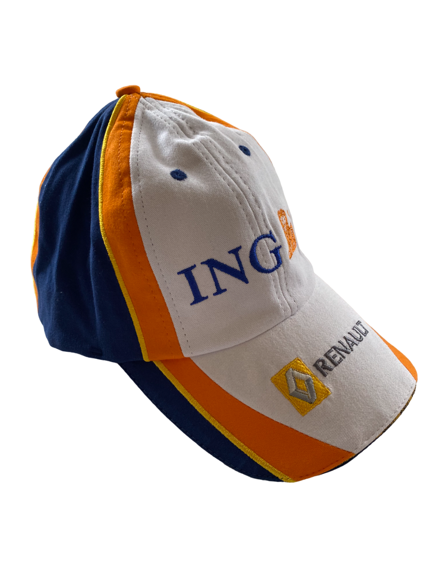 ING Renault F1 Team Hat (2008 Baseball Cap Fernando Alonso and