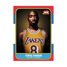 2PAC Hip-Hop Trading Card 1986 Jordan Rookie Style