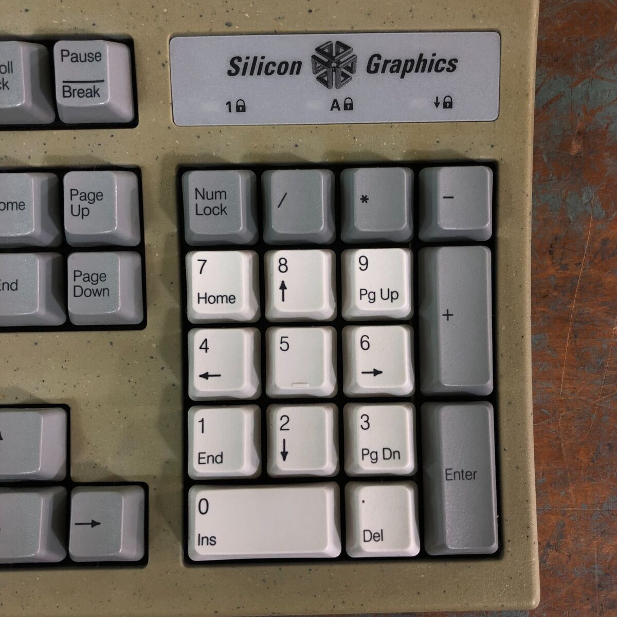 Silicon Graphics SGI Keyboard Granite 062-0002-001 RT6856T Silicon Graphics SGI Keyboard Granite 062-0002-001 RT6856T