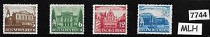 #7744  MLH Germany stamp set Sc498 - 501  Third Reich / 1940 Leipzig Spring Fair