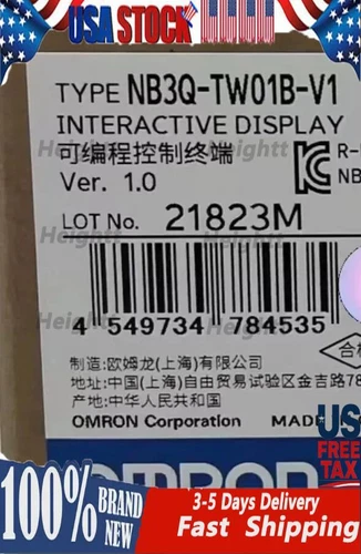 1pc Omron NB3Q-TW01B-V1 brand new touchscreen Fast delivery DHL  US Free TAX