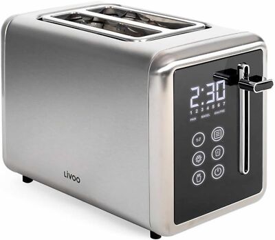 Livoo DOD205 Digitaler Toaster mit Touch-Bedienfeld