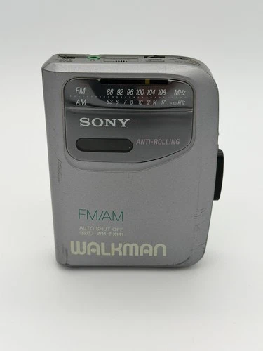 Vintage Sony Walkman AM/FM Radio Cassette Player WM-FX141 Tested Working