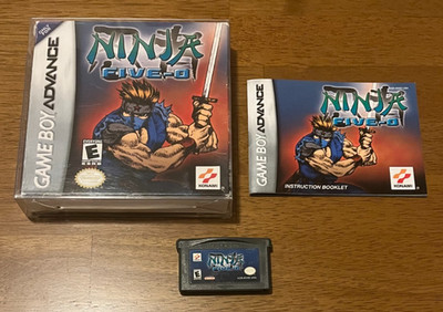Ninja Five O (Nintendo Gameboy Advance GBA) w/Box and Manual AUTHENTIC