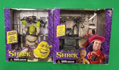 MCFARLANE SHREK DULOC DUNGEON & WRESTLIN SHREK Figure Packs