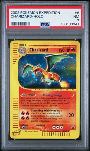 Charizard Holo 6/165 PSA 7 Expedition Pokemon Card Game