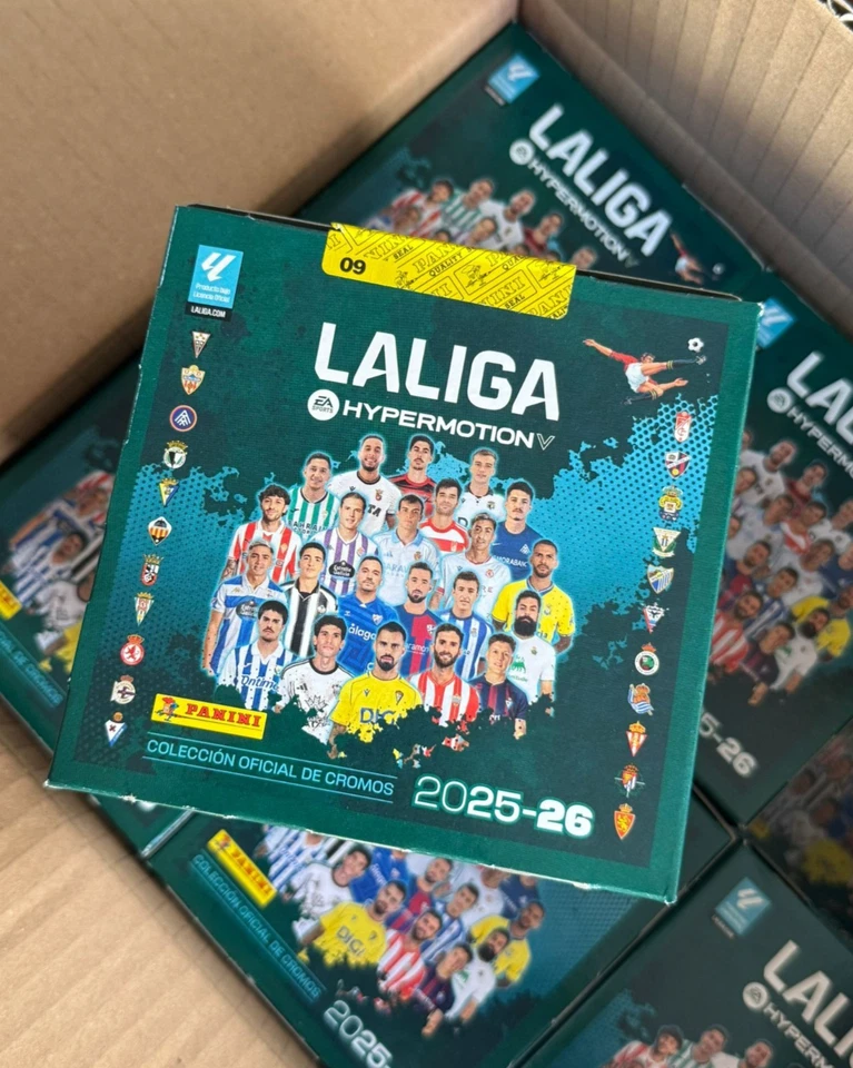 💥 2025-26 LA LIGA HYPERMOTION 2nd DIVISION BOX CAJA 50 Packs ROOKIE PANINI 💥