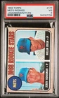 1968 TOPPS JERRY KOOSMAN/NOLAN RYAN #177 METS ROOKIE CARD RC PSA 3