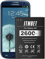 Akku 2600Mah FüR Galaxy S3 EB-L1G6LLU Ersatzakku Handy GT-I9300 GT-I9305 Lte