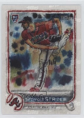 2024 Spotlight By Andy Friedman Topps Logo Laminate 6/25 Spencer Strider 1f60
