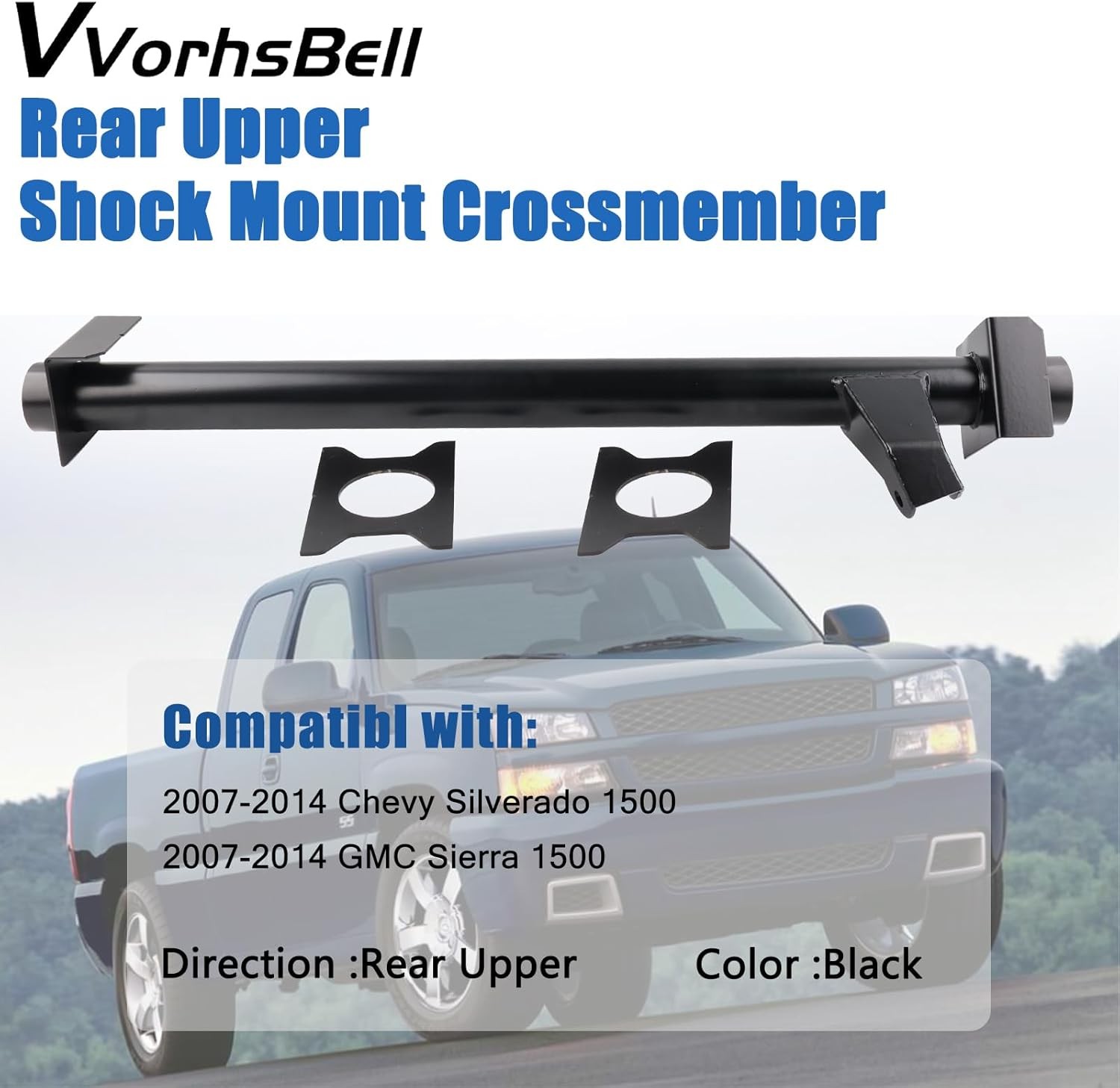 Rear Upper Shock Mount 2007-2014 Crossmember 