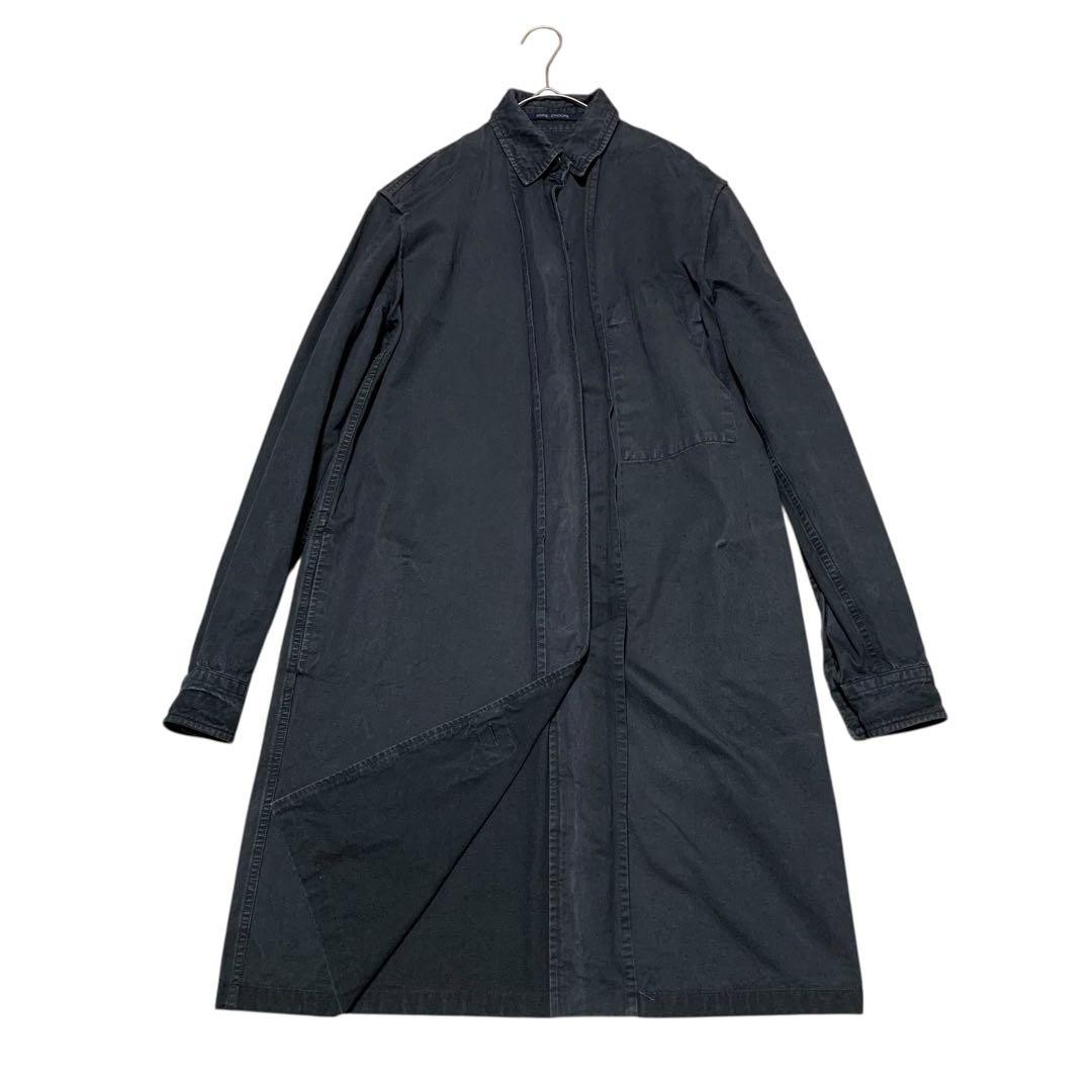 SOFIE D'HOORE Long Jacket Distressed Button Coat … - image 2