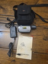 Sony DCR-SR47 60X Optical Zoom 60GB HDD Handycam Silver Camcorder W Charger/Case
