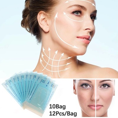 10 Beutel Gesicht Kollagen Fadenlifting Gold Protein Peptid Linie Schnitzen
