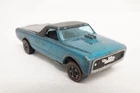 Vtg 1967 Hot Wheels Custom Fleetside Aqua Black Interior Redline Original