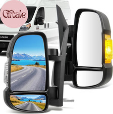 Driver  Passenger Side Mirrors Pair for Dodge Ram Promaster 1500 2500 3500 fo