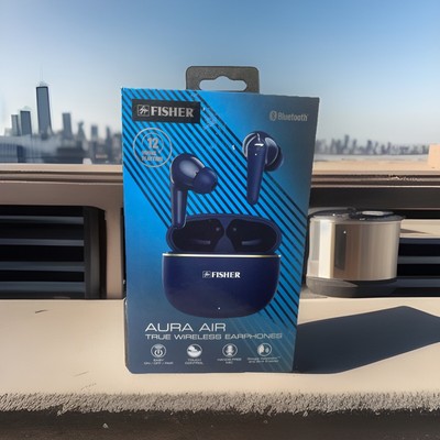 Fisher Aura Air True Wireless Earphones Bluetooth  12 Hours Playtime 