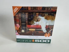 Eurographics THE CAT NAP 500-Piece Puzzle 19X26 NEW - Free shipping