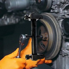 Crankshaft Ribbed Drive Auxiliary Pulley Remo...