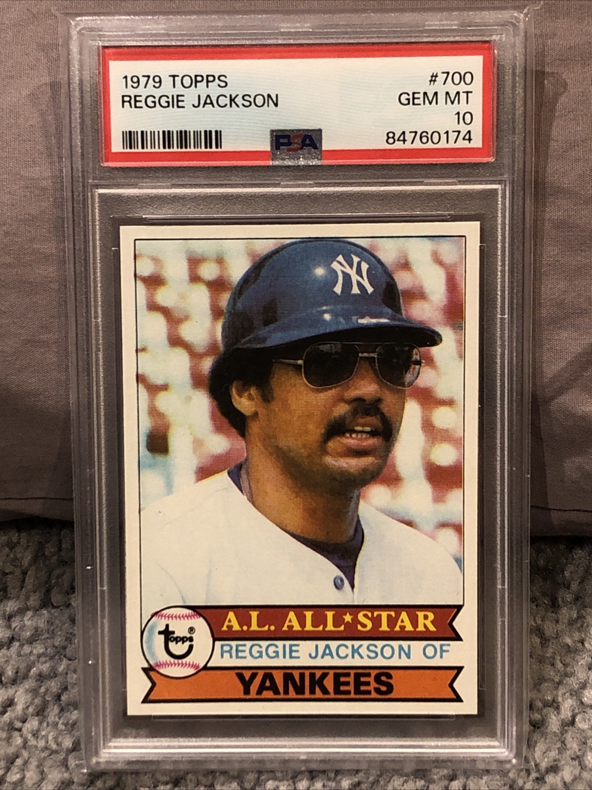 1979 Topps #700 Reggie Jackson New York Yankees PSA 10 GEM MINT Baseball Card