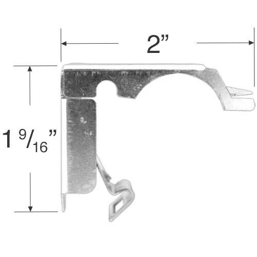 (2) Levolor and Kirsch Mounting Bracket for Cordless and Cord Loop Cellular
