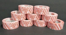 ULINE TAMPER EVIDENT TAPE S-9926 9 ROLLS NEW