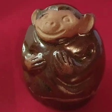 Ceramic Monkey Incense Container 5.5cm Cute Figurine