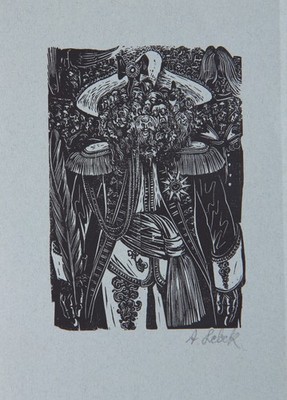 Johannes Lebek (1901 - 1985) - Hans Christian Andersen Original-Holzschnitt