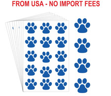 Harloon 20 Sheets 300 Pcs Paw Print Tattoos Temporary Paw Print Face Tattoos Dog