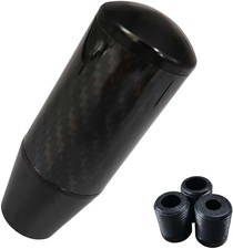 Carbon Fiber Car Shifter Knob For Manual Transmission Vehicles B Color Black