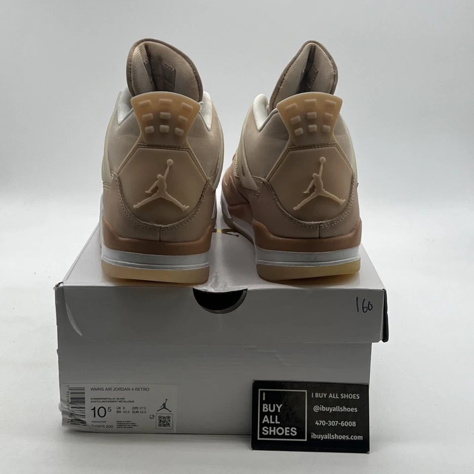 Talla 10.5 - Air Jordan 4 Retro Shimmer W (DJ0675-200) Foto 3 de 4