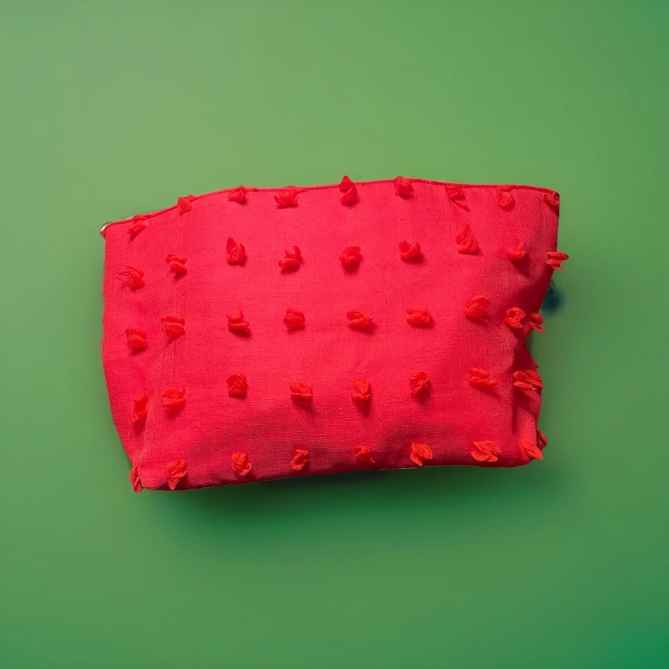 Bolso de mano Deux Lux grande rojo brillante abstracto Hobo para pasar la noche raro Foto 2 de 4