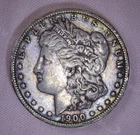 1900-o Morgan Dollar , Toning , Error
