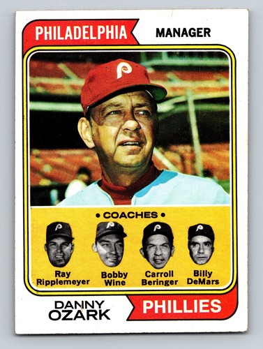 1974 Topps Baseball Cards #1-200 IN PERFETTE CONDIZIONI Scegli le carte - Foto 92 di 117
