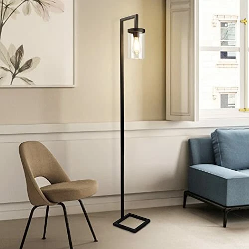 Floor lamp 2024 hanging shade