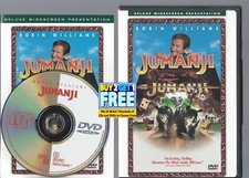 Jumanji DVD, 1997 Robin Williams Kirsten Dunst Disc  Cover Art Only