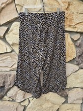 BEBOP Leopard Palazzo Boho Hippie Wide Leg Pants XL
