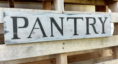 Pantry Farmhouse Wood Sign Rustic Kitchen Sign Home Decor Farm