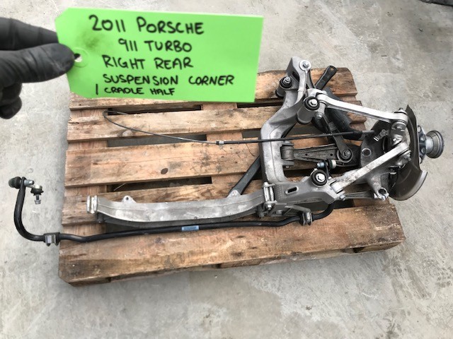 10-13 PORSCHE 997 997TT TWIN TURBO RIGHT REAR SUSPENSION KNUCKLE