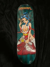 Hook ups JK Industries Geisha 3 - 8.5" anime Skateboard deck Jeremy Klein rare