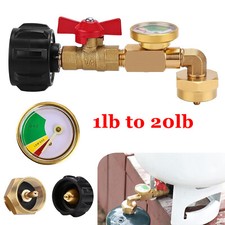 1lb to 20lb tank Propane Refill Elbow Adapter...