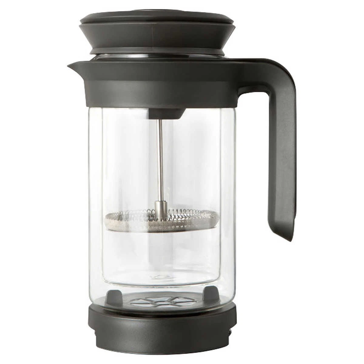 Chef’n, 3-in-1 Cold Brew Glass Coffee Cold Brew, Pour Over + French Press Set