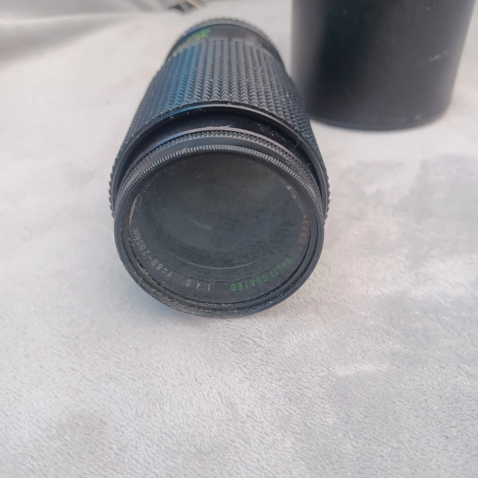 Sears Multicoated Camera Lens 80-200mm f 1:4.0 Auto Zoom Pentax K Mount + Case - Image 4 of 4