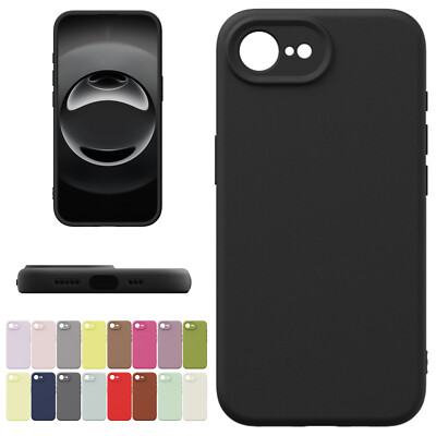 Shockproof Liquid Silicone Case For iPhone 16E Slim Lightweight TPU Phone Cover