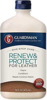 16 oz Guardsman Renew & Protect Leather Cleaner, Conditioner, and      